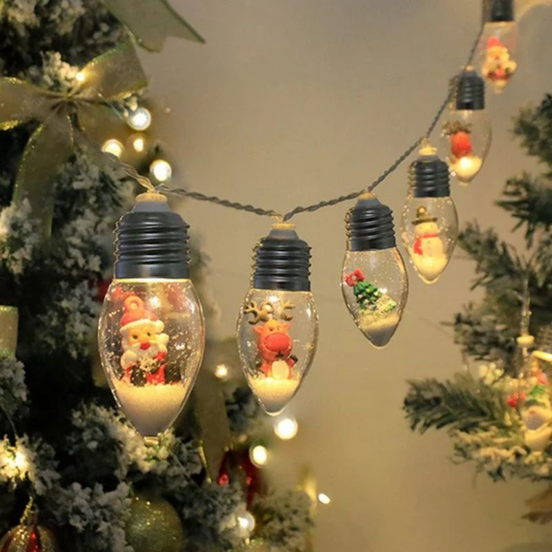 BowLift | MotiveGlow - Magical Christmas Crystal Light Chains