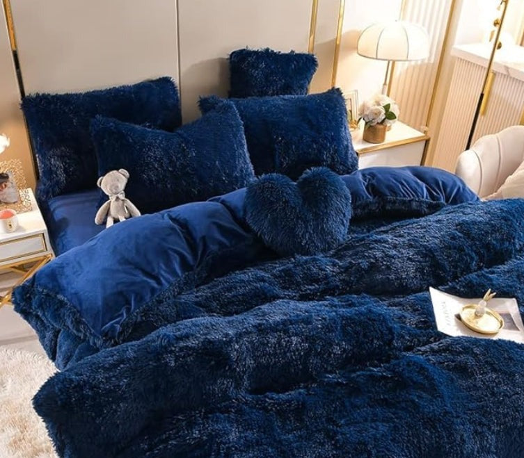 VelvetEase – Luxe Velvet Duvet Cover for All Seasons Bowlift