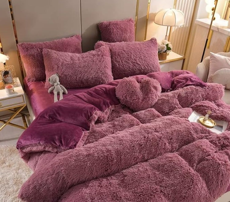 VelvetEase – Luxe Velvet Duvet Cover for All Seasons Bowlift