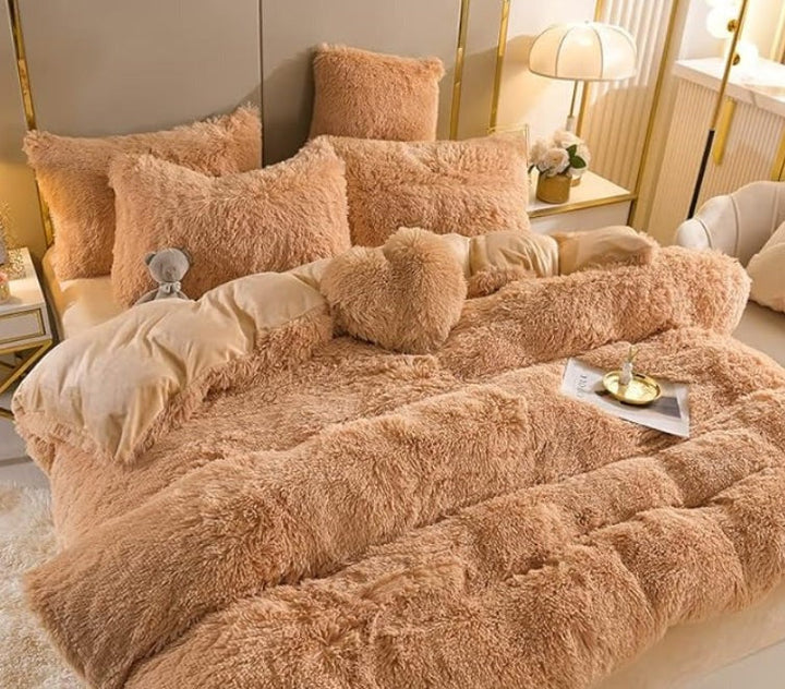 VelvetEase – Luxe Velvet Duvet Cover for All Seasons Bowlift