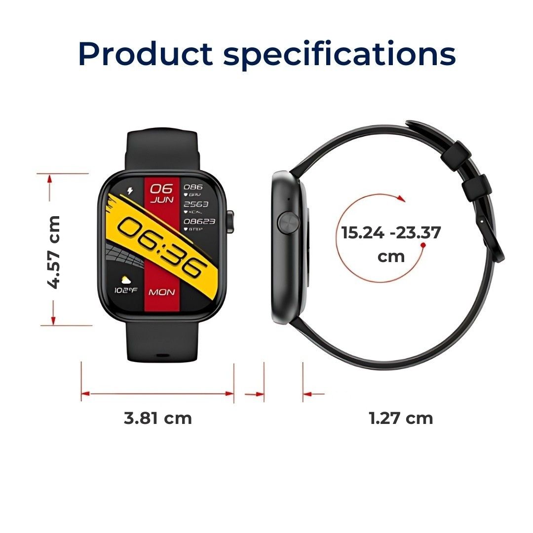 FitTrack Pro Advanced Smartwatch - Customizable Features | Health and Fitness Monitoring Bowlift