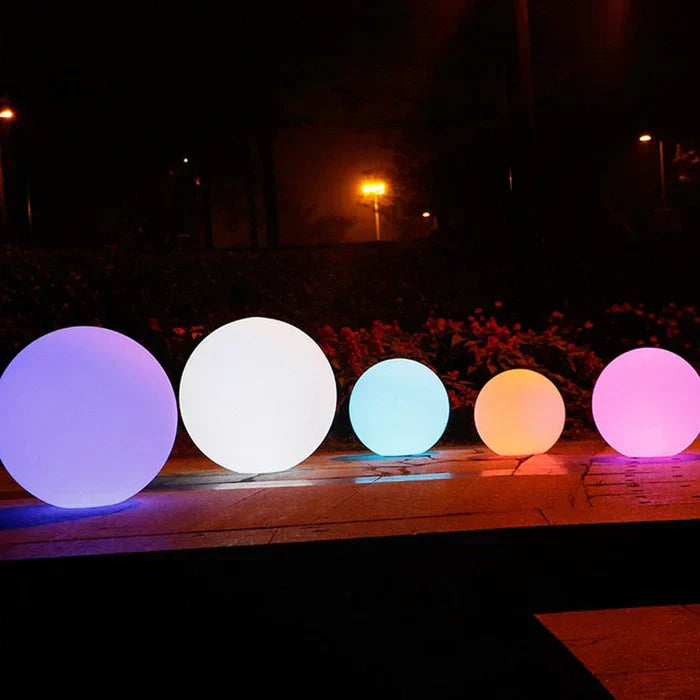 BowLift | AuraColor garden ball LED lighting – 16 colors – Wireless, weatherproof and atmospheric for garden, terrace and party
