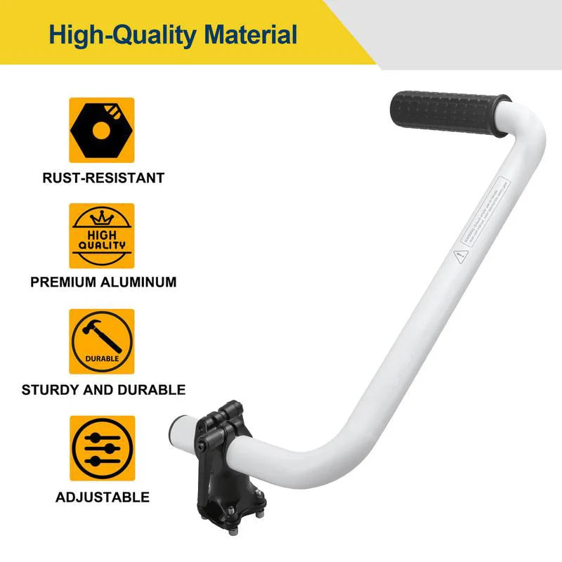 BowLift | Ergonomic Weed Killer Handle Extension Brush Cutter Trimmer Handle