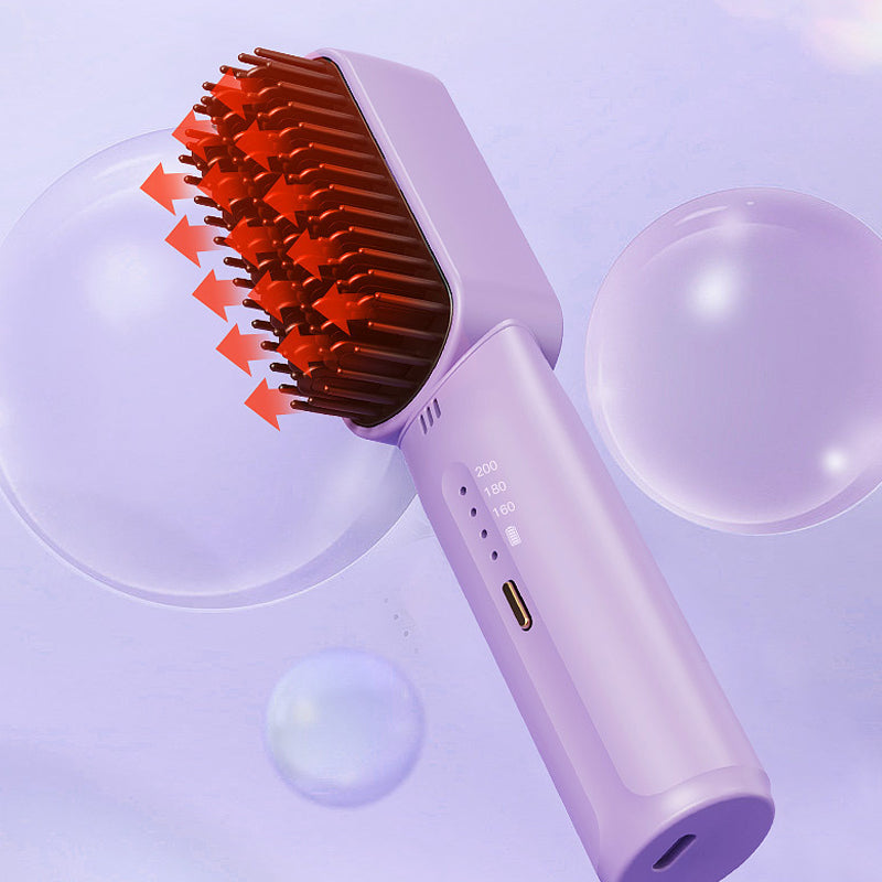 BowLift | Portable negative ion hair straightener comb
