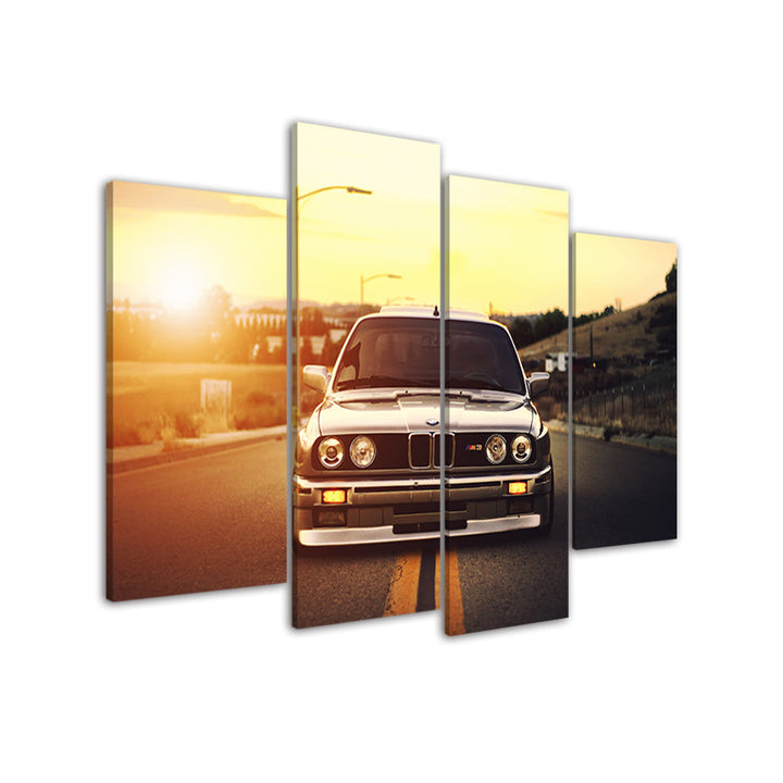 Vintage Car Ride - Canvas Wall Art Painting | Bowlift