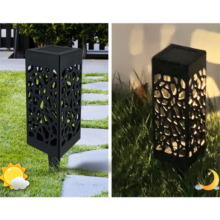 Creative Hollow Square Column LED Outdoor Lawn Ground Insert Landscape Light | Bowlift