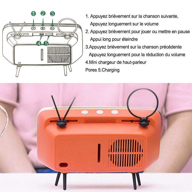 Mobile Speaker Retro TV Bluetooth | Bowlift