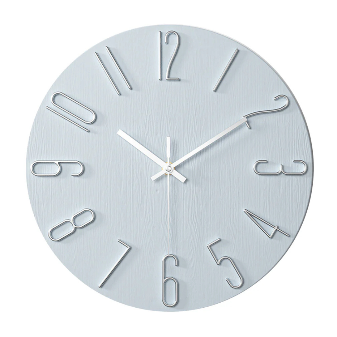 Noble Wall Clock – Modern & Silent Clock for Living Room | Bowlift
