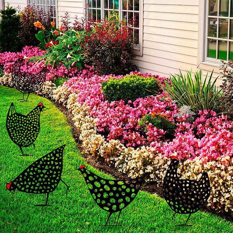 BowLift | Garden Simulated Chicken Ornament
