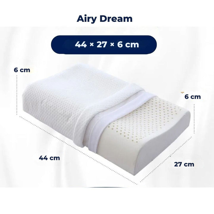 EcoNeck Comfort | 100% Natural Latex Orthopedic Pillow - for Neck Pain - Comfortable and Supportive Pillow - Better Sleep - Wellness Bowlift