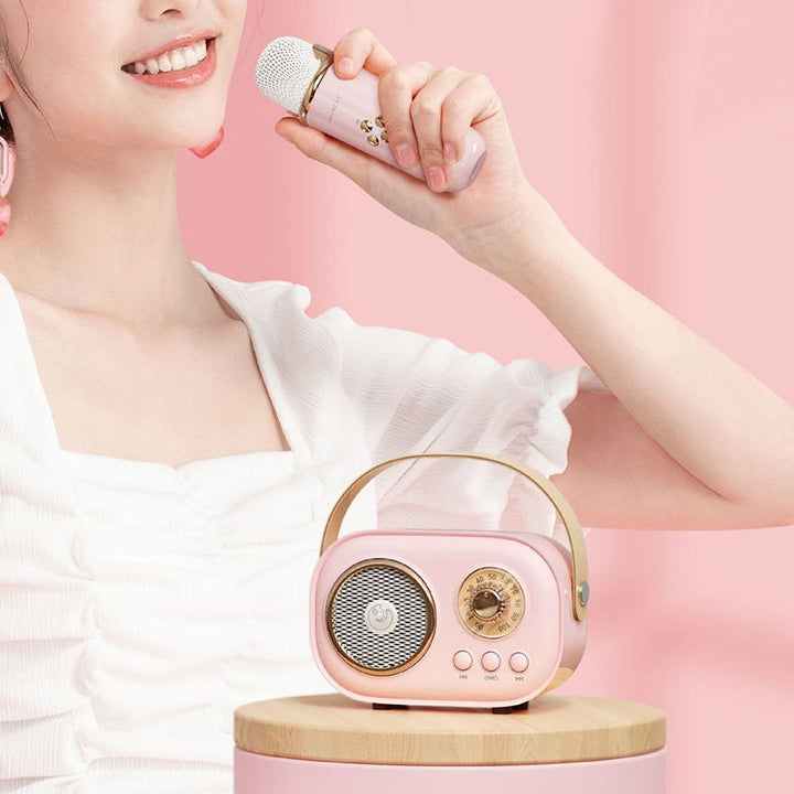 BowLift | Mini Karaoke Machine & Bluetooth Speaker With Wireless Microphone