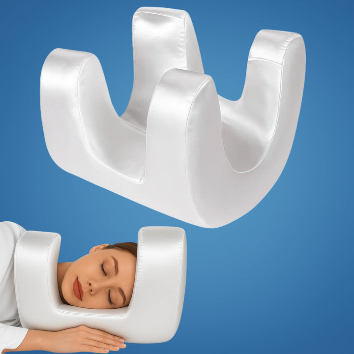 DermSleep | Anti‑Wrinkle Beauty Pillow – Cooling Memory Foam – Ergonomic Contour – Skin Care Support – Side & Back Sleepers Bowlift