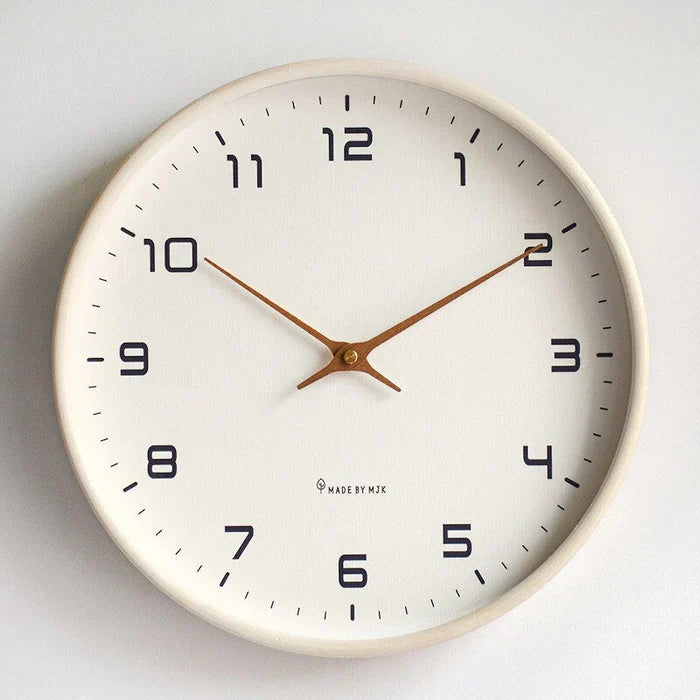 NordicTimber - Sturdy Wooden Wall Clock for Your Interior Bowlift