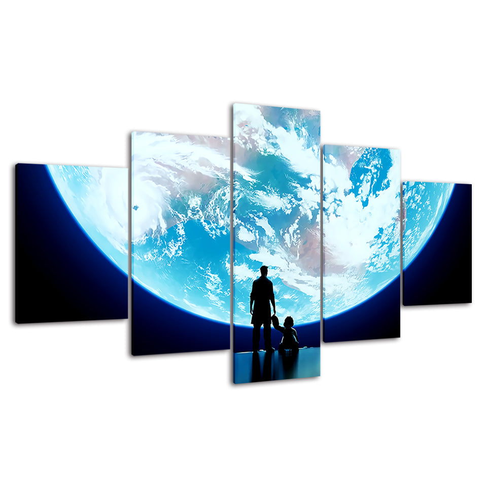 Big, Big World - Canvas Wall Art Painting | Bowlift