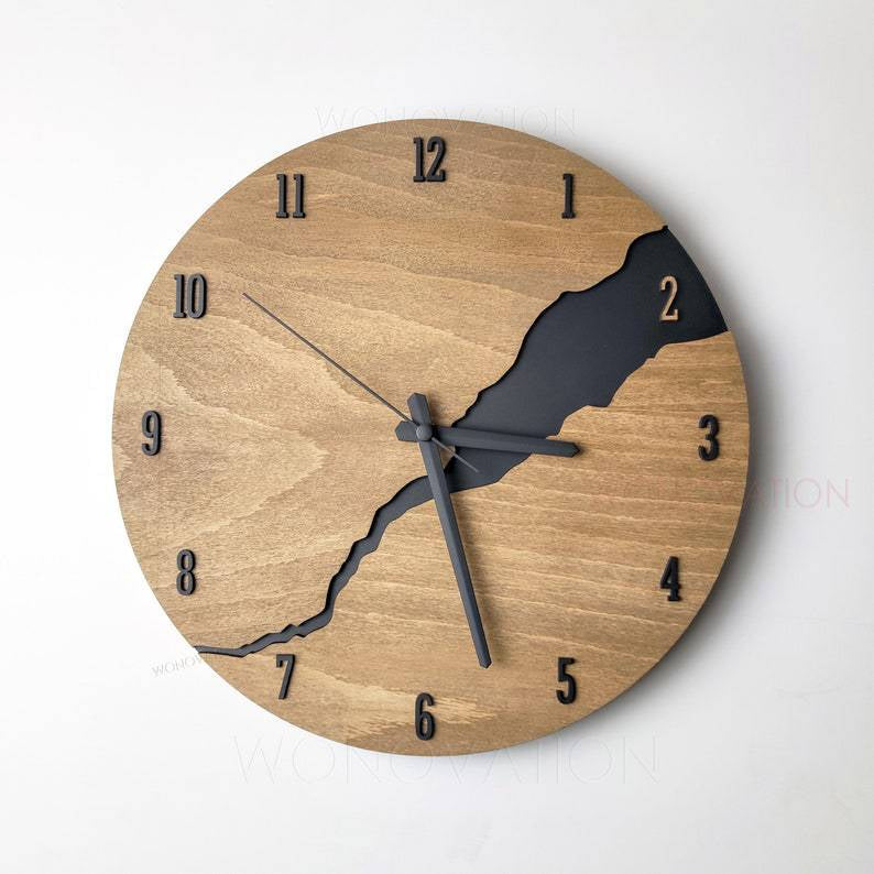 BowLift | Luxury Wood Wall Clock - Timeless Design for Every Interior