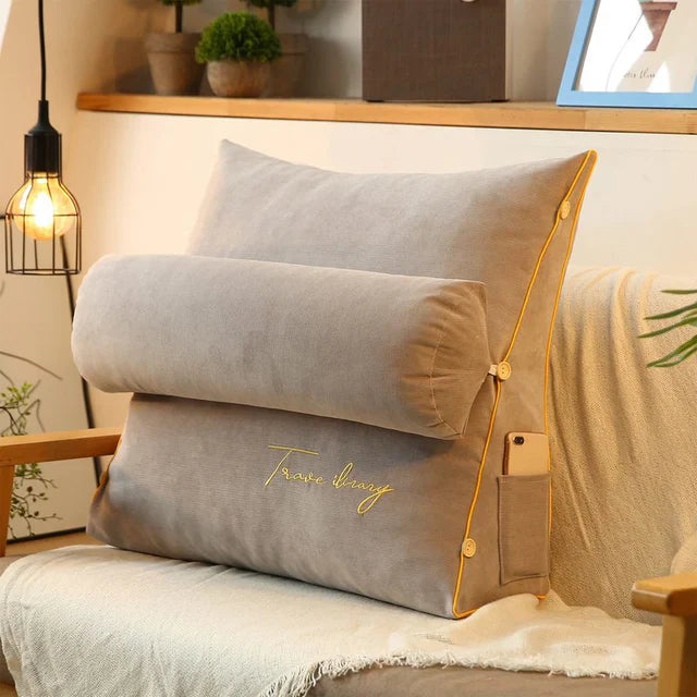 BowLift | Wedge-shaped back support cushion