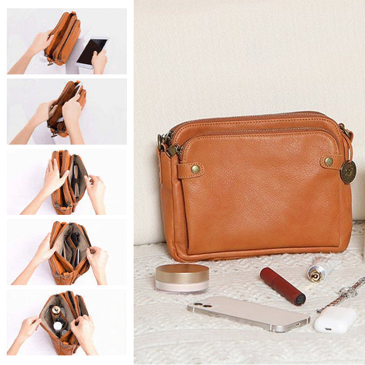 BowLift | Three-Layer-Leather-Crossbody-Shoulder- & Clutch-Bag