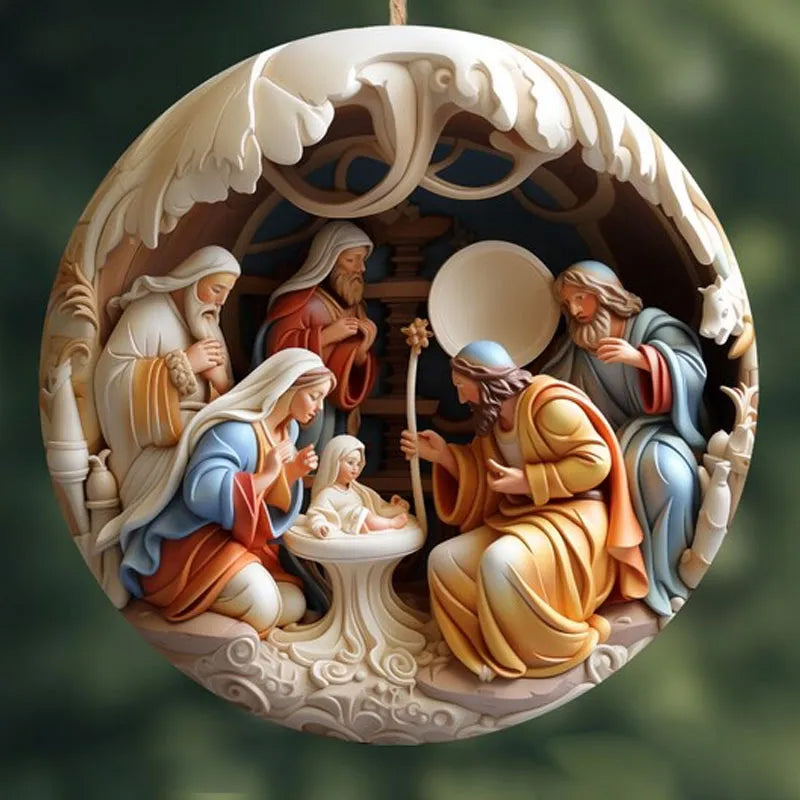 BowLift | Nativity Christmas ornament