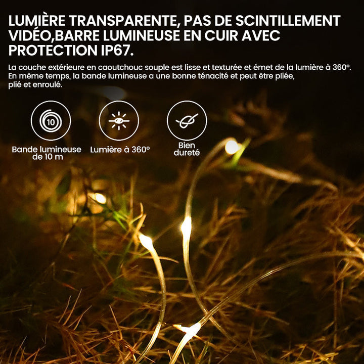 Portable, expandable, waterproof string lights for outdoor use | Bowlift