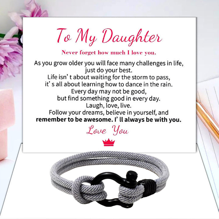 BowLift | TO MY DAUGHTER LOVE YOU FOREVER NAUTICAL Watch