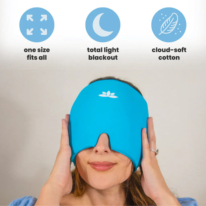HeadRelax Warm-Cold Therapy Mask – Relieves Migraines & Headaches Immediately | Bowlift