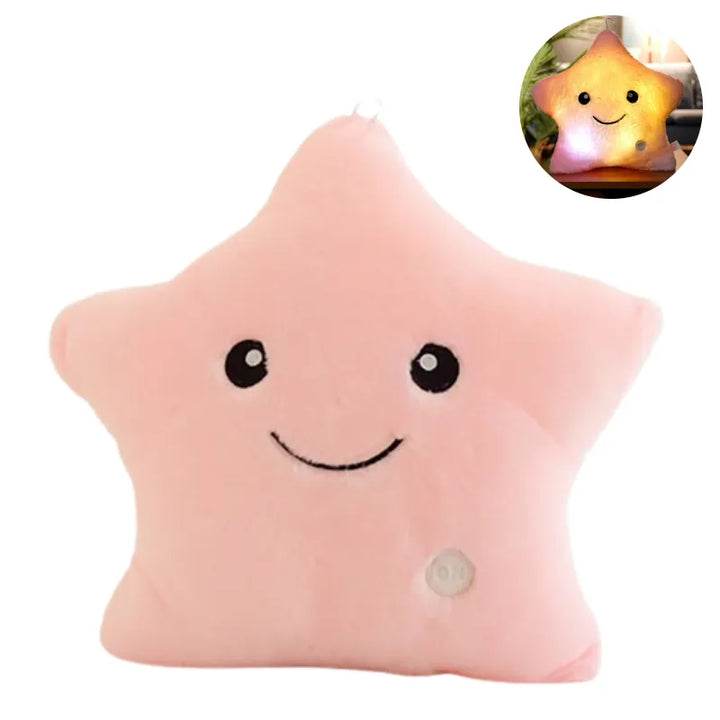 BowLift | Bright LED Star Cuddly Pillow for Kids
