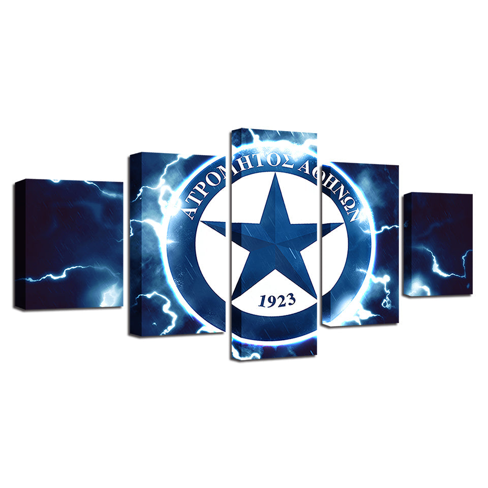 Electric Star Logo 5 Piece - Canvas Wall Art Painting | Bowlift
