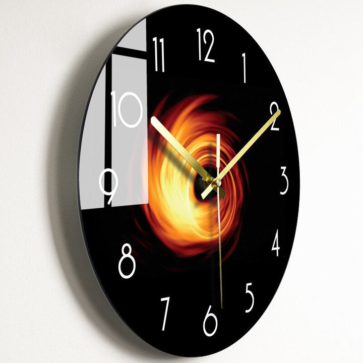 BowLift | Elegant GlassArt Wall Clock – Artistic Time Measurement & Design