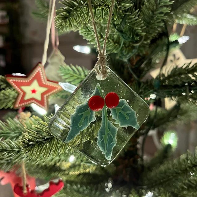 BowLift | Fused Glass Christmas Tree Decoration