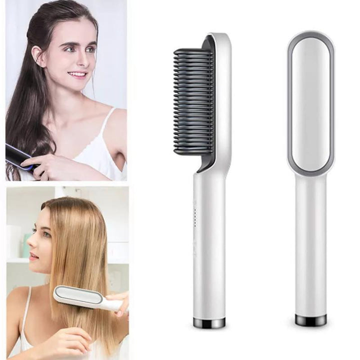 Straightening brush for hair | Bowlift