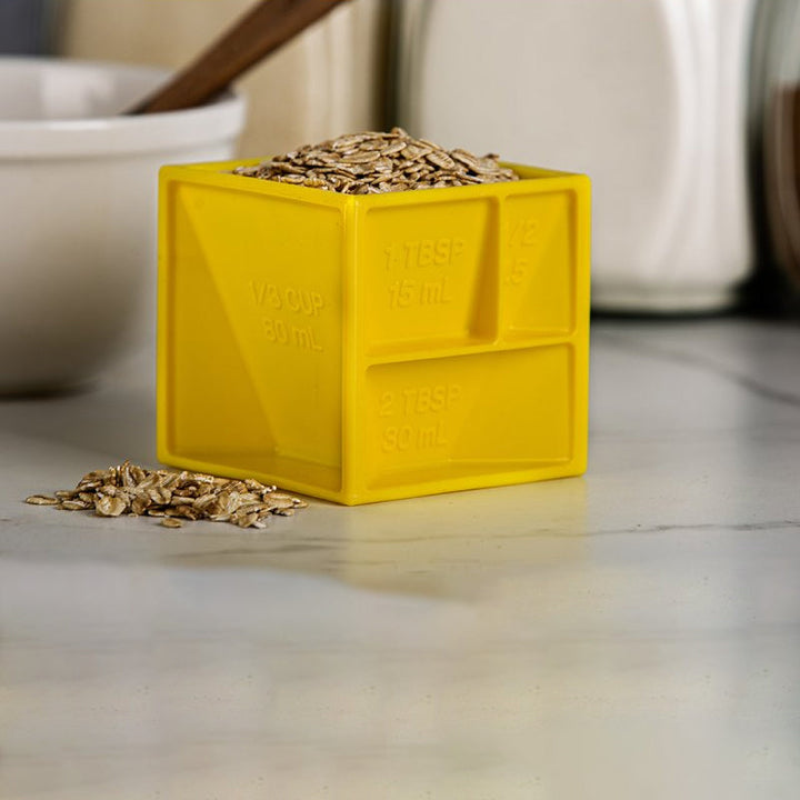 Kitchen cube integrated measuring device | Bowlift