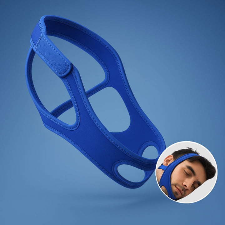 QuietNight | Anti Snoring Chin Strap – Sleep Apnoea Relief – Breathable & Adjustable – For Adults Seeking Better Sleep Bowlift