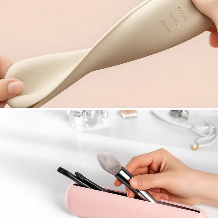 Organise & Protect Your Brushes – Dust- & Water-Resistant Silicone Case – Keep Clean & Tangle-Free Bowlift