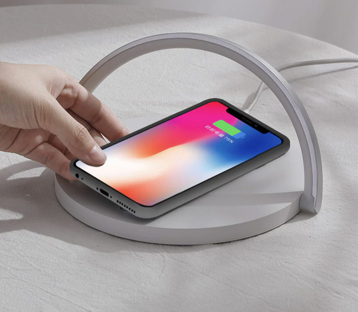 Bowlight Design™ - Stylish 3-in-1 Night Light with Qi Charger Bowlift