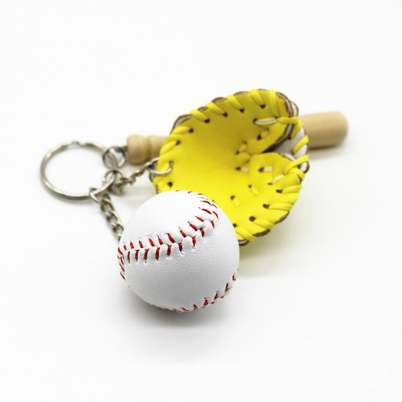 Creative Baseball Keychain Bowlift
