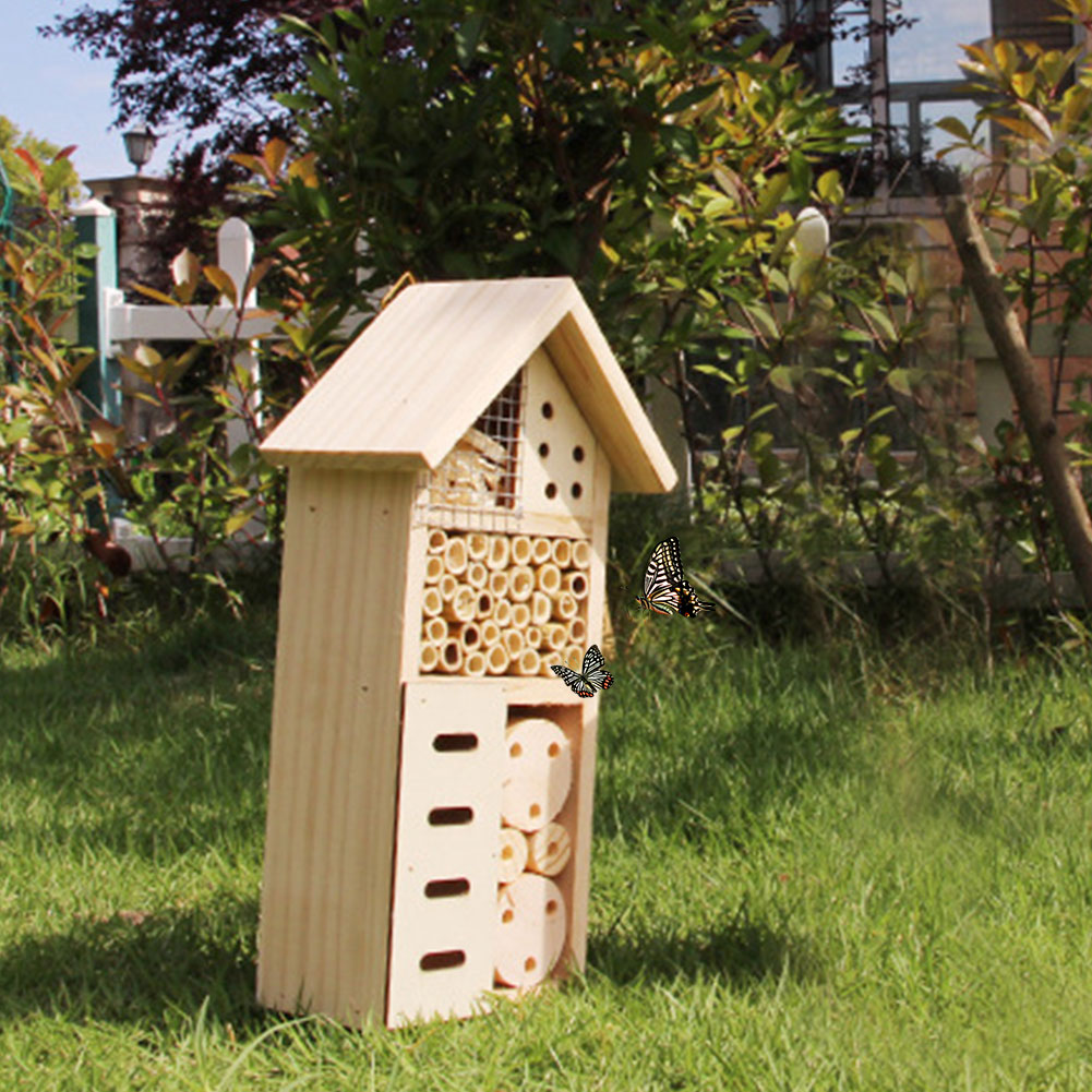 BowLift | Insect house made of wood – Bee and insect friendly habitat for garden and terrace
