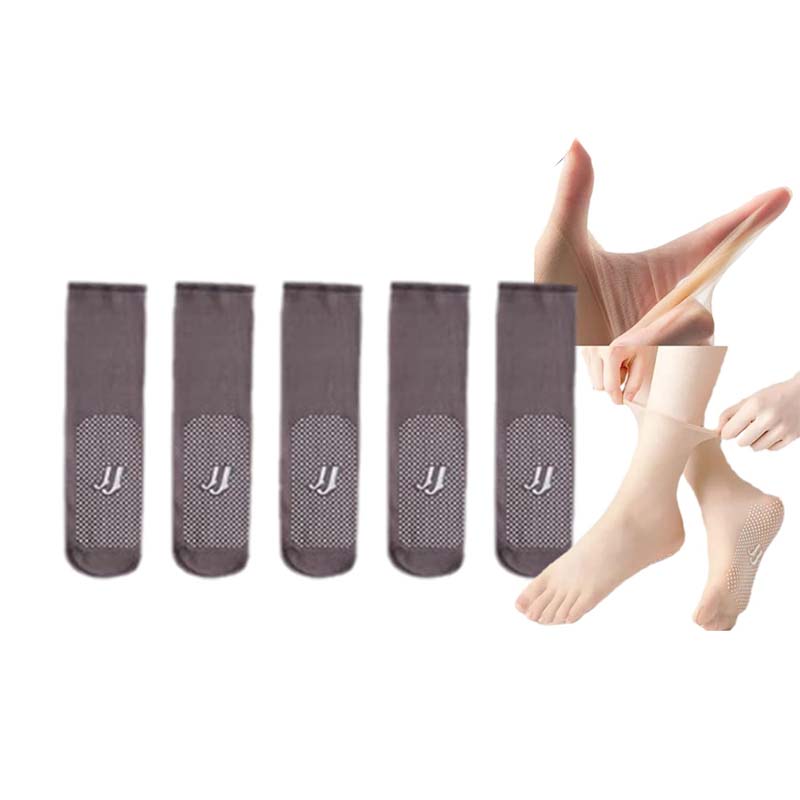 BowLift | Spring Summer Invisible Non-Slip Crystal Silk Socks