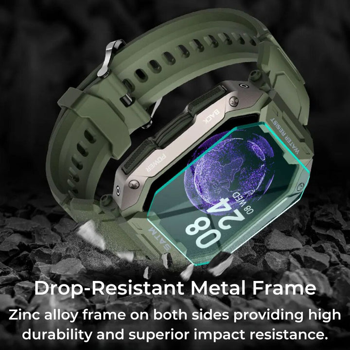 TactiX ARMY Series Smartwatch With Military Design | Durable GPS - Fitness Tracker - for Outdoor Adventures - Military Personnel and Tactical Use Bowlift