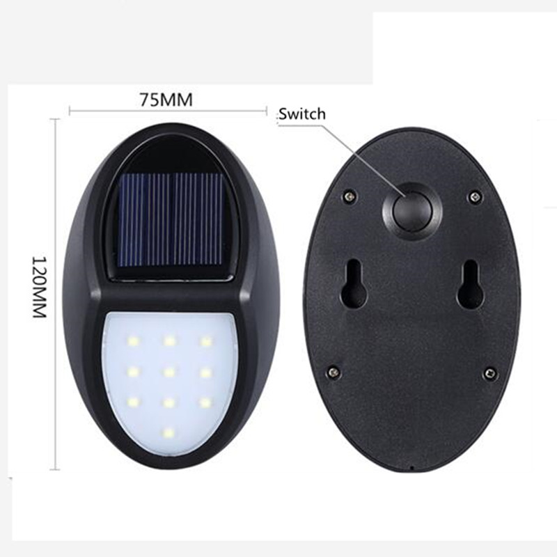 BowLift | Solar LED Wall Lamp for Outdoor – Weatherproof, Energy-Saving and with Motion Sensor