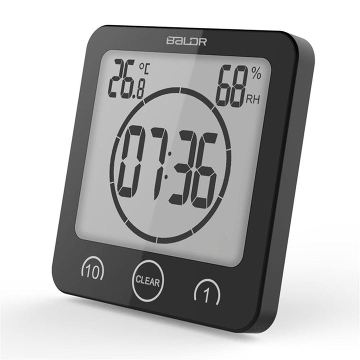 BowLift | Waterproof Digital Shower Clock with Suction Cup Mount - Perfect for Timing Showers & Bathing Activities