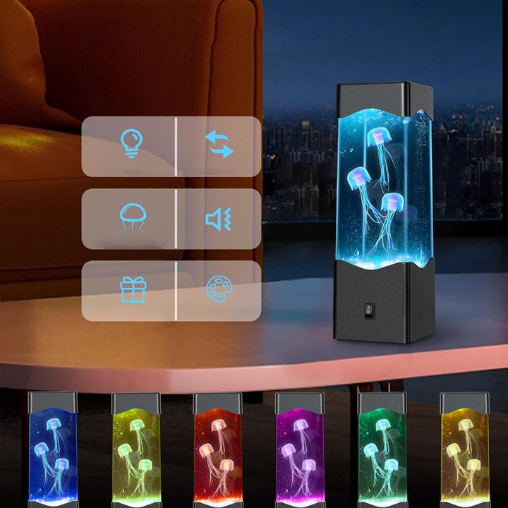 BowLift | Multicolor Jellyfish Lava Lamp