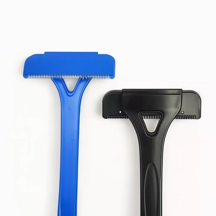 Extra-Long Handle Reach – Sharp Stainless Blades – Smooth Pain-Free Shave – Effortless DIY Grooming for Men Bowlift