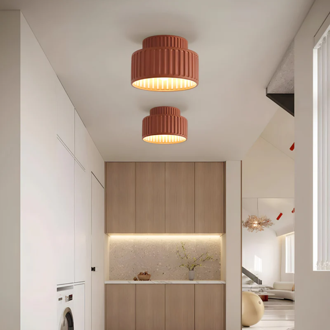 BowLift | Modern Ribbed Ceiling Lamp