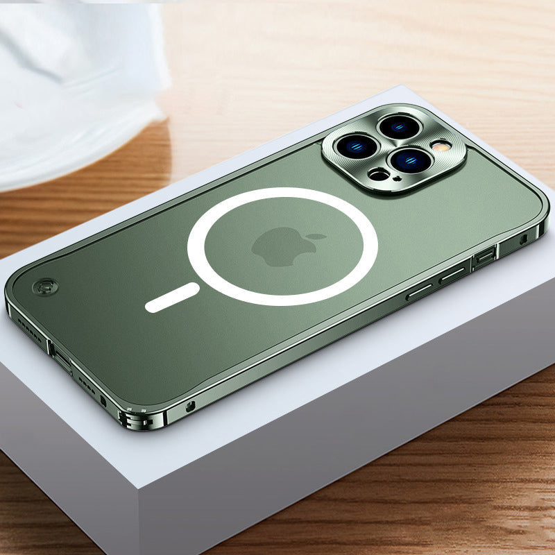 Magnetic phone case for iPhone with metal frame | Bowlift