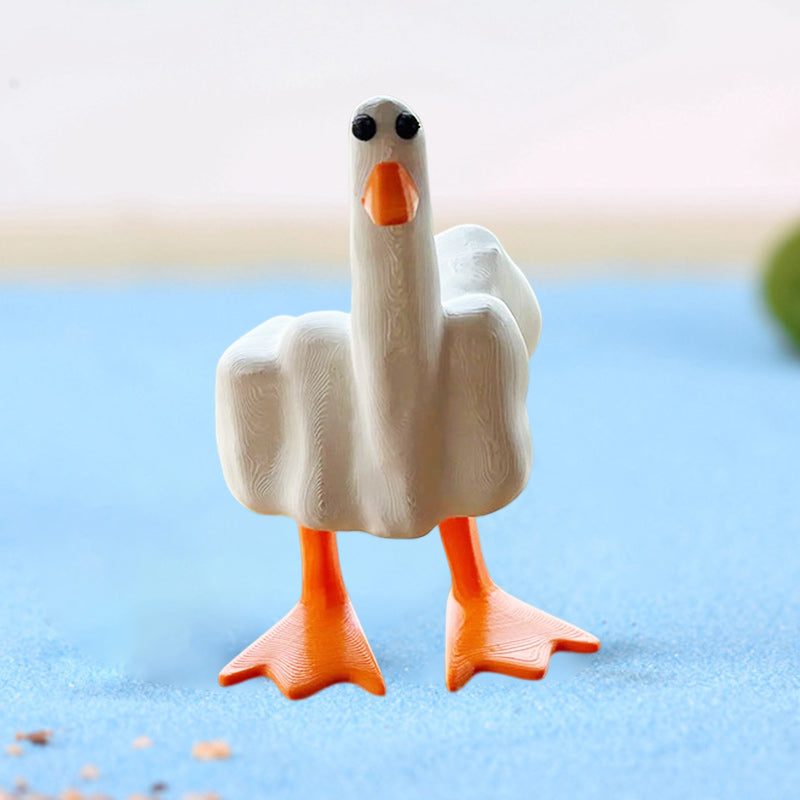 BowLift | Duck ornament in the shape of the middle finger