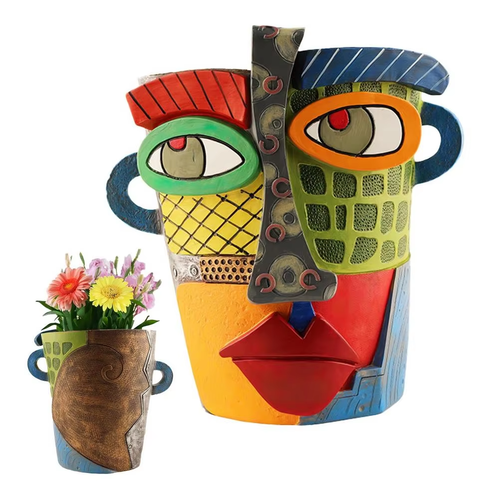 BowLift | Abstract Face Flower Pot