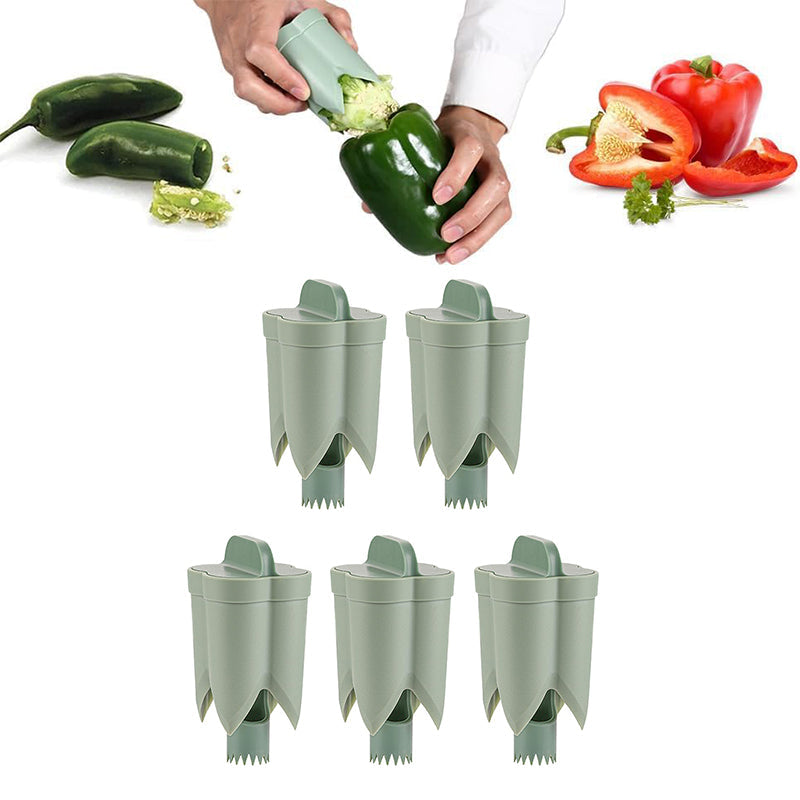 2-In-1 Fruit Pepper Corer | Bowlift