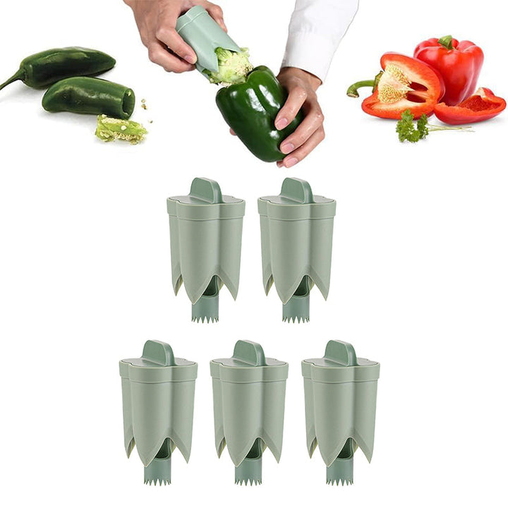 2-In-1 Fruit Pepper Corer | Bowlift