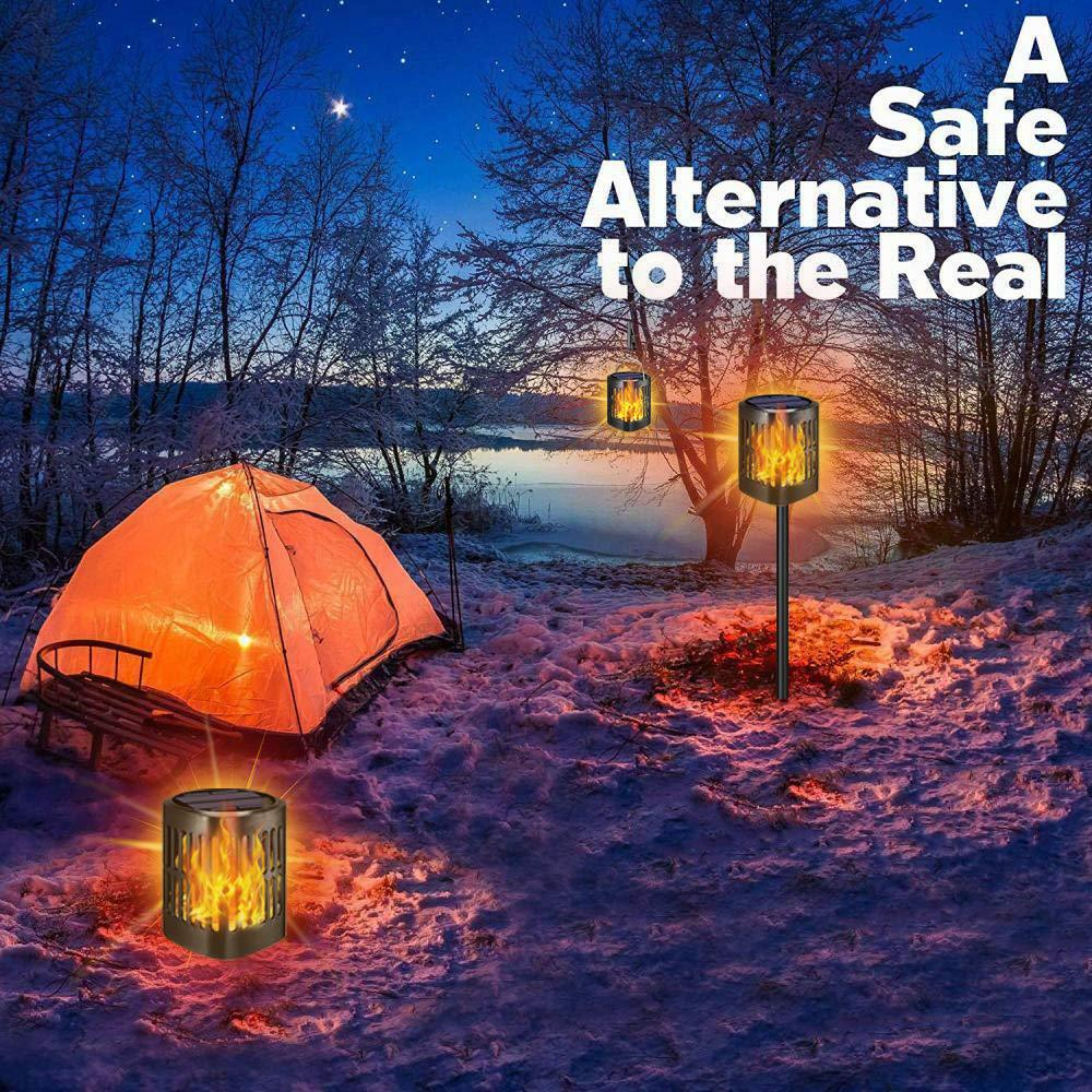 BowLift | Solar LED Flame Lantern – Decorative Outdoor Lighting for Garden and Terrace with Hanging Possibility