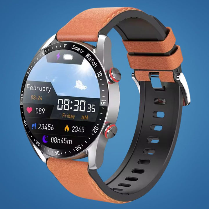 FitTrack | Non-Invasive Fitness Smart Watch - Tracks Physical Activity - Heart Rate - Sleep - Workout - GPS Notifications - Water Resistant Bowlift